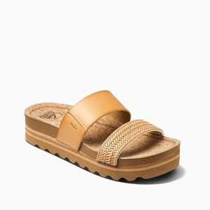 Reef Women's Tan Slide Sandals